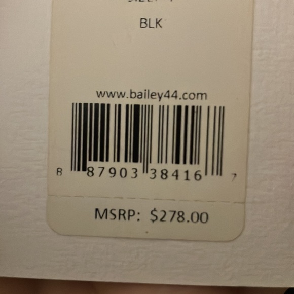 COPY - Bailey 44 Solid Ipanema Little Black Dress size 4 NWT - Picture 9 of 9